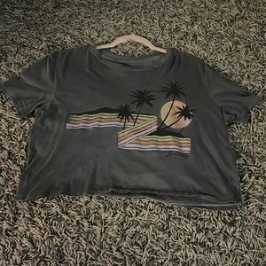 Grey short sleeve top